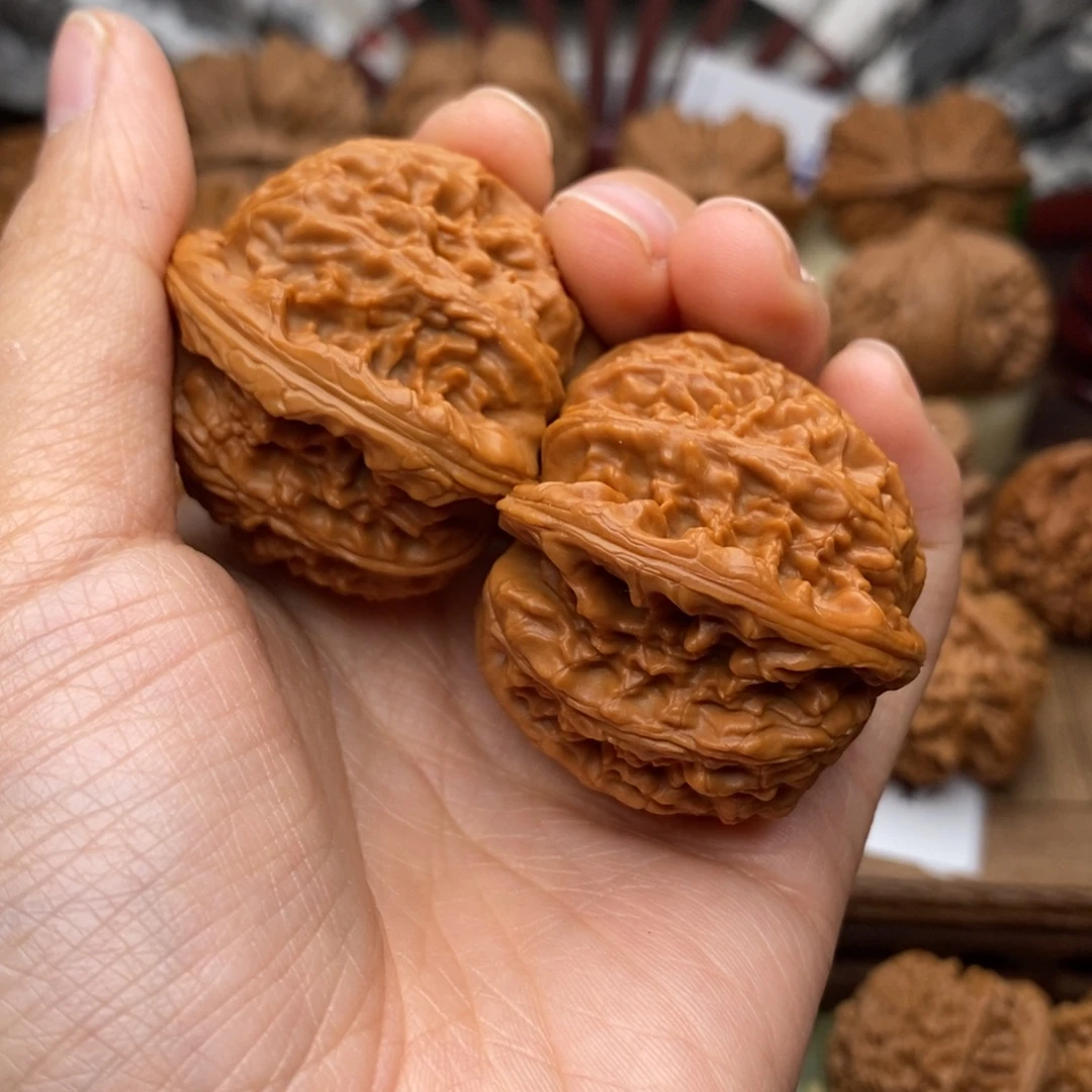 文玩核桃把件42白狮子打底团购