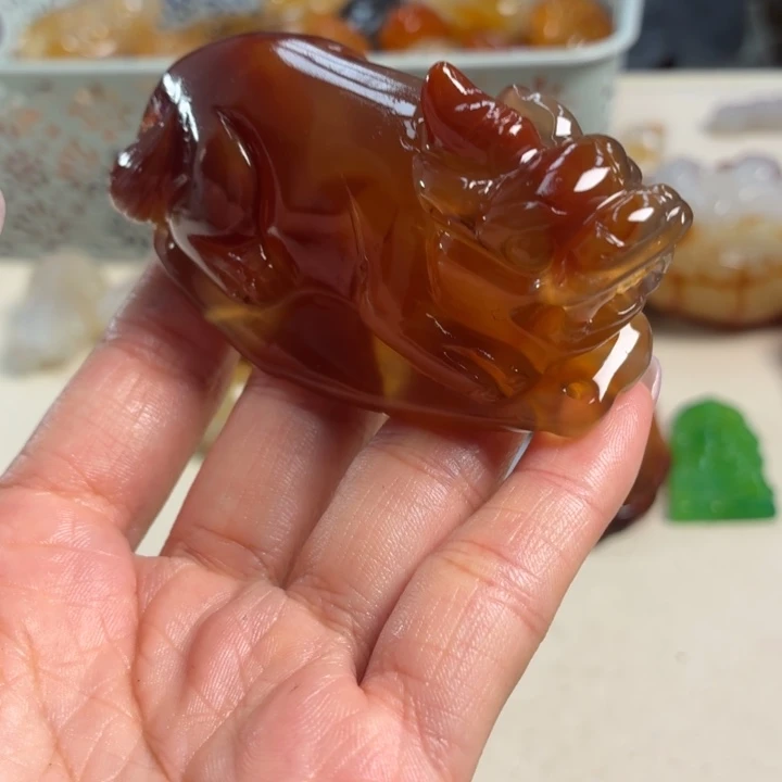 玛瑙/玉髓未镶嵌吊坠(不含链)