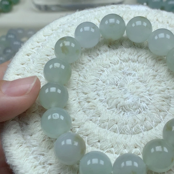 翡翠未镶嵌颈饰天然翡翠手串