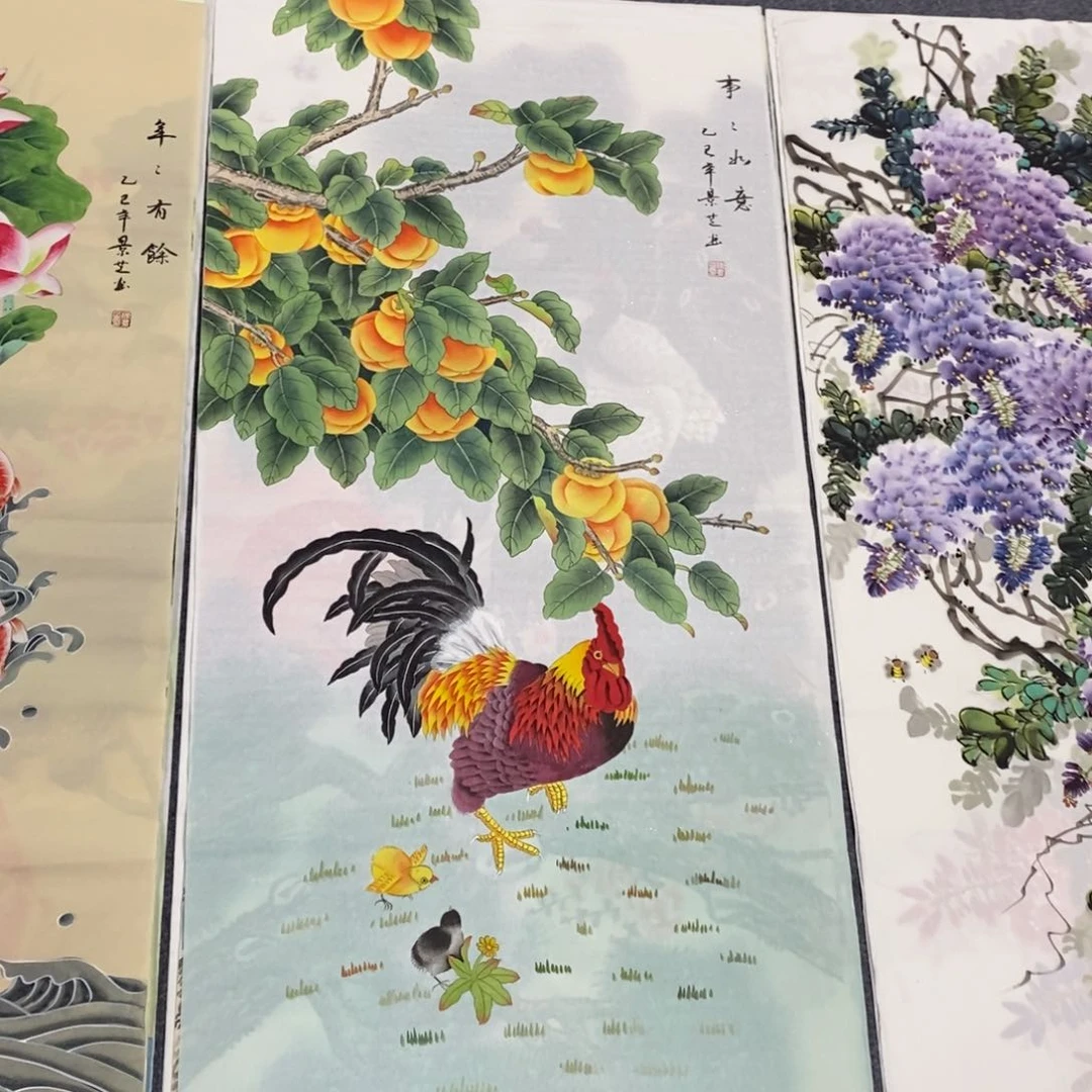 国画尺寸140✖️70四尺精品工笔画