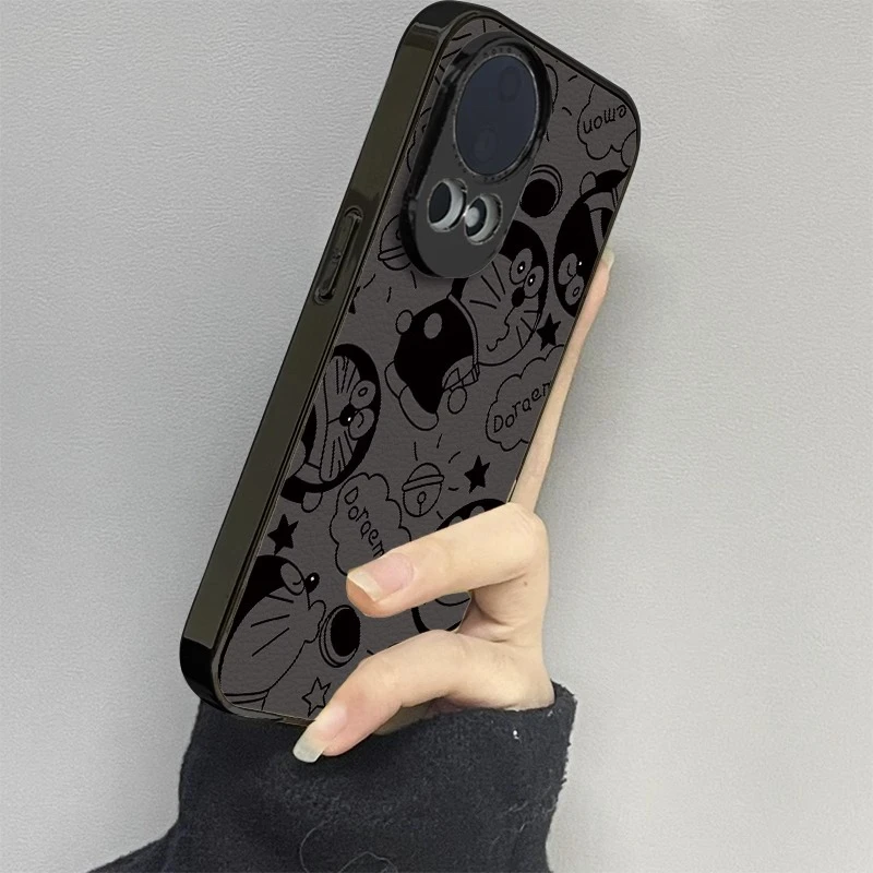 黑色哆啦适用华为nova14手机壳nova12ultra新款11活力版13nova10