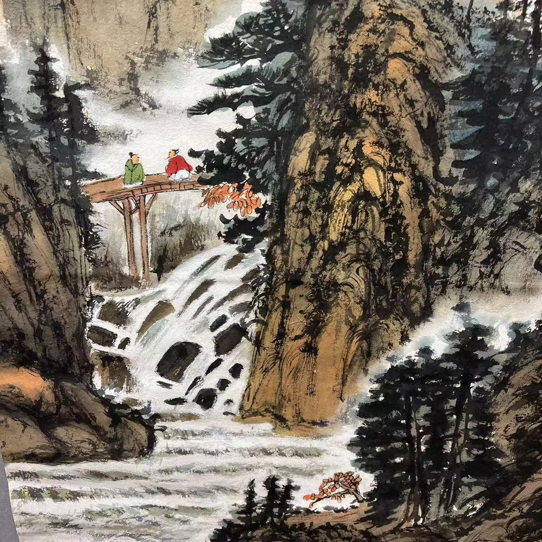 段延举抱石皴/绘画/四尺/竖幅/无装裱