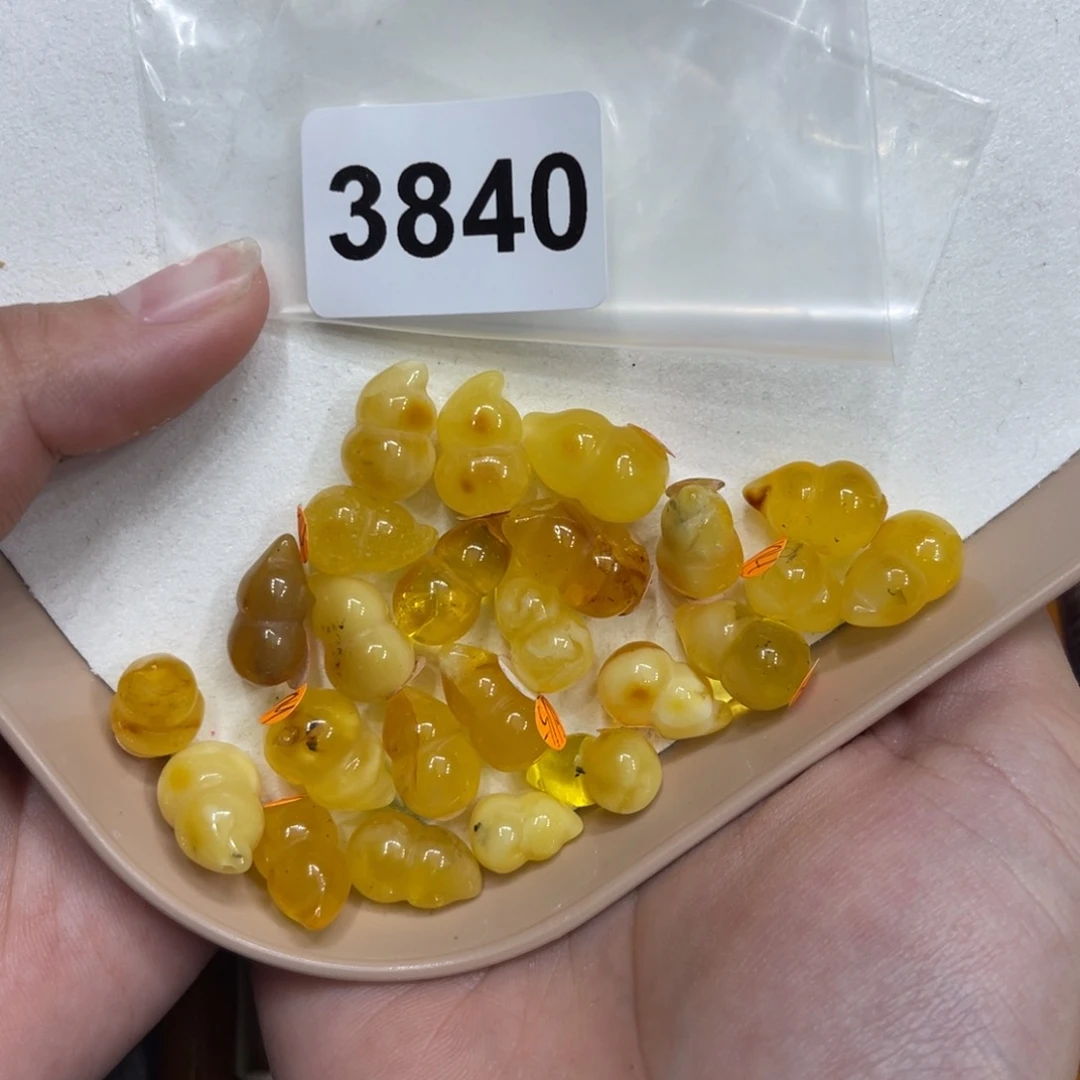 琥珀珠宝奇石未镶嵌夹*