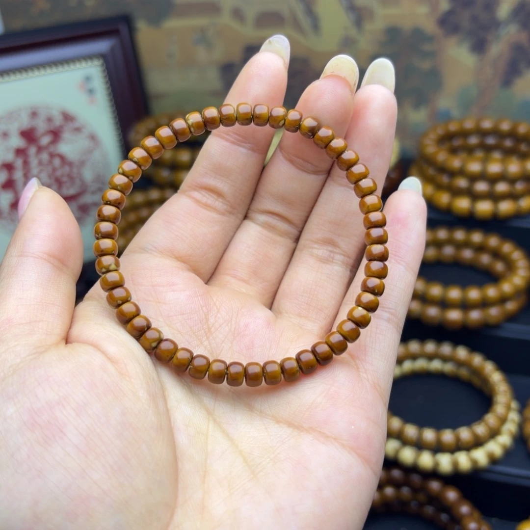 紫金鼠手串5.6尺寸纯肉老型