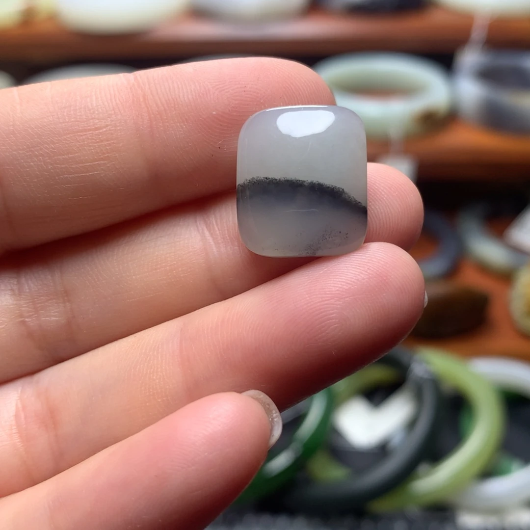 和田玉未镶嵌吊坠(不含链)