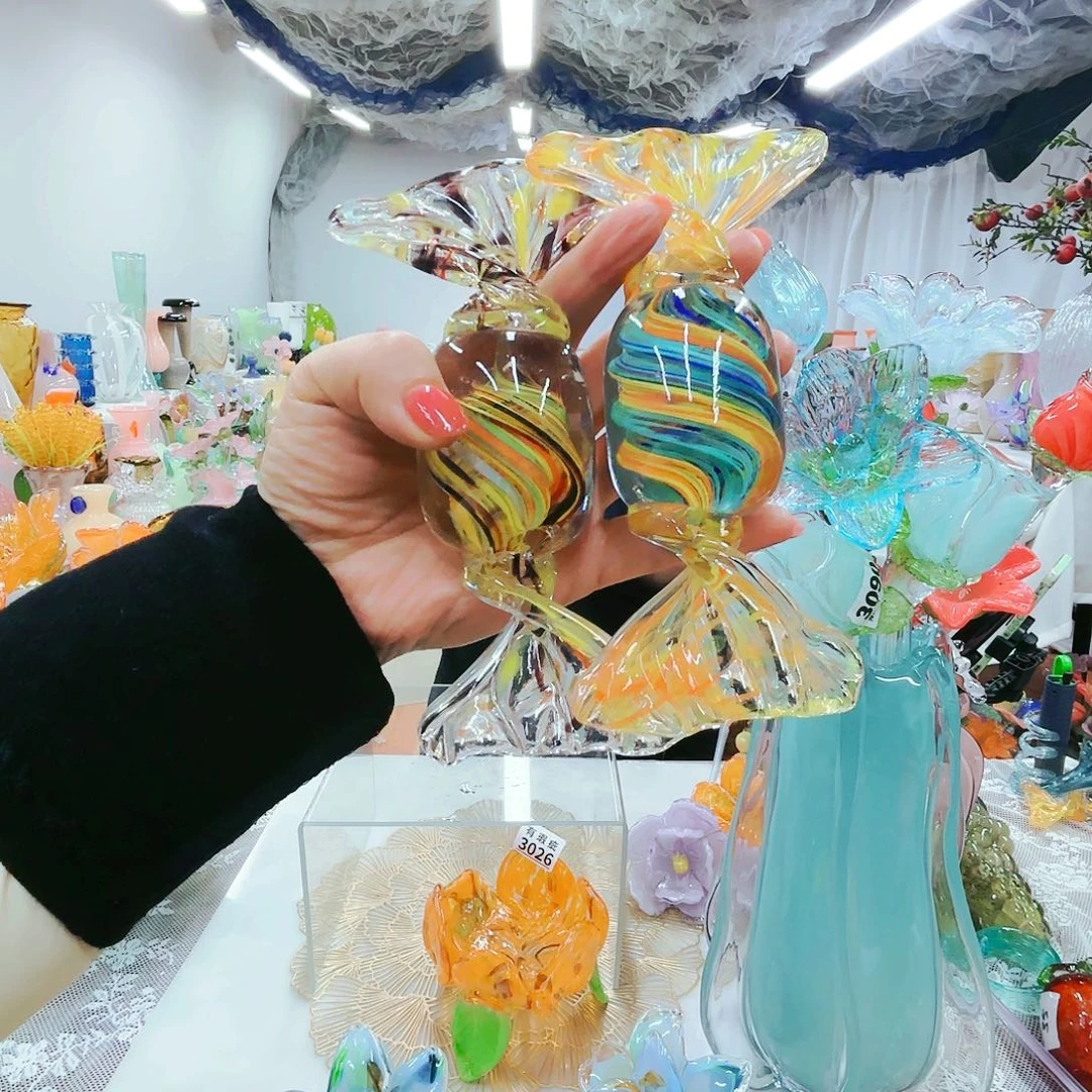 2个福利不退不换琉璃艺术品