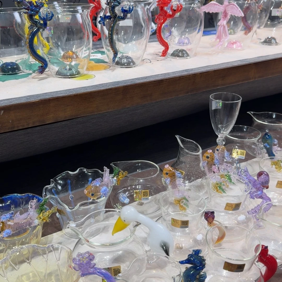 心***静晶焱公道杯荷韵侧把紫