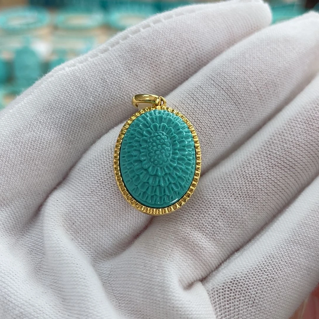 绿松石珠宝奇石未镶嵌