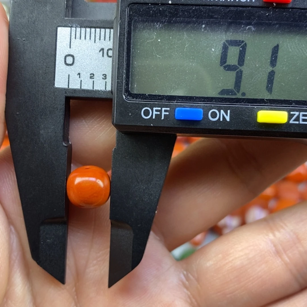 南红玛瑙未镶嵌单珠9mm