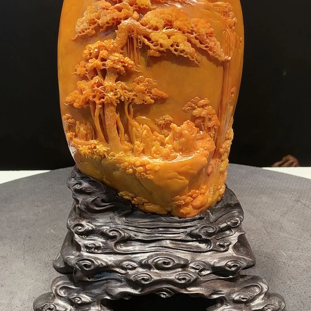 【闪购商品】寿山石S*山水摆件工艺品