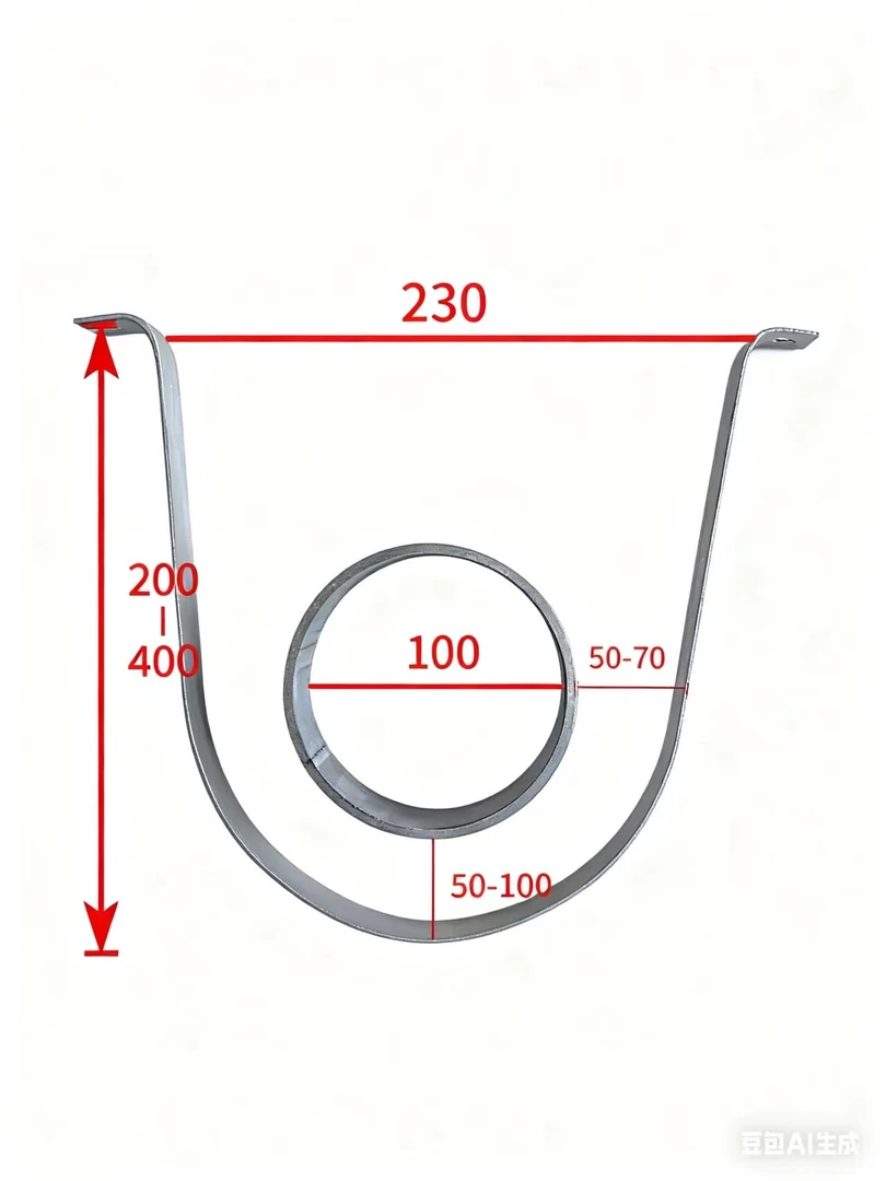 传动轴户罩  U型铁片吊架
