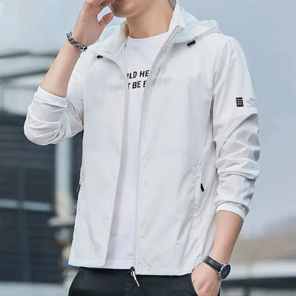 LN男士夏季薄款速干透气防紫外线户外防晒夹克外套