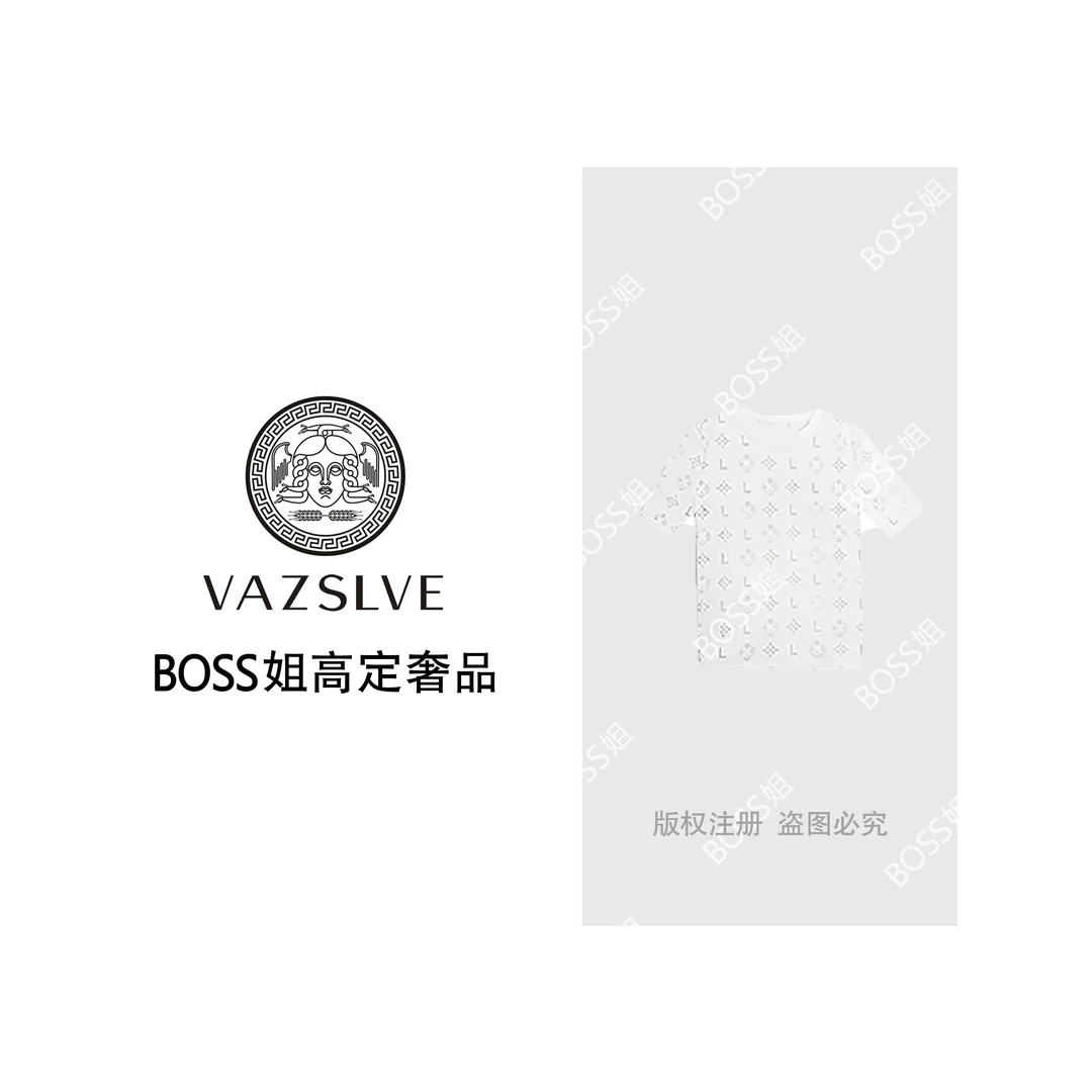 VAZSLVE/原创设计休闲百搭圆领短袖T