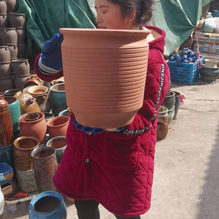 红陶口27高30瑕疵