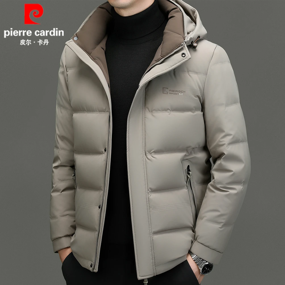 皮尔卡丹高品质羽绒服2025冬季新款中年男士休闲保暖加厚鸭绒外套