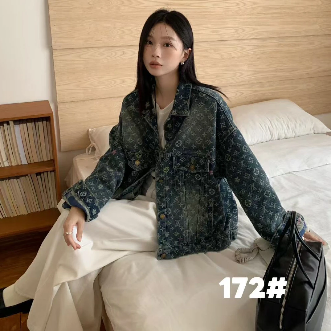 男女同款2025新款宽松休闲牛仔外套