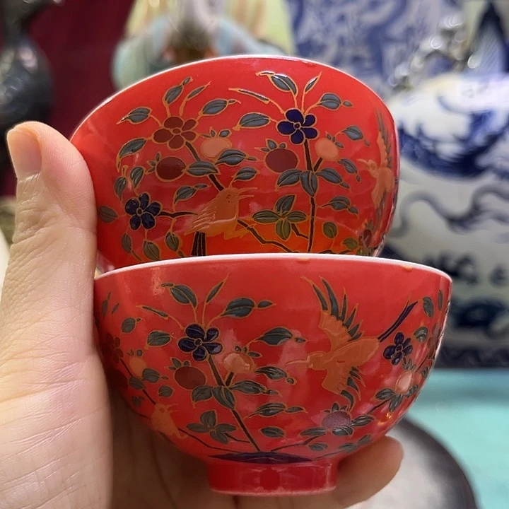 茶盏摆件摆件摆件瓷器