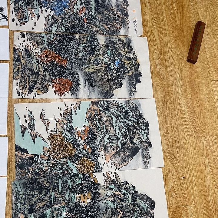 爱***宝姜奇老师山水作品