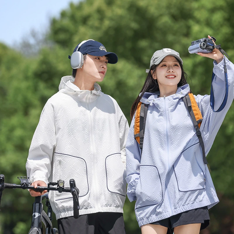 防晒衣男款夏季新款潮牌男装休闲钓鱼衣服男女情侣同款男士防晒服