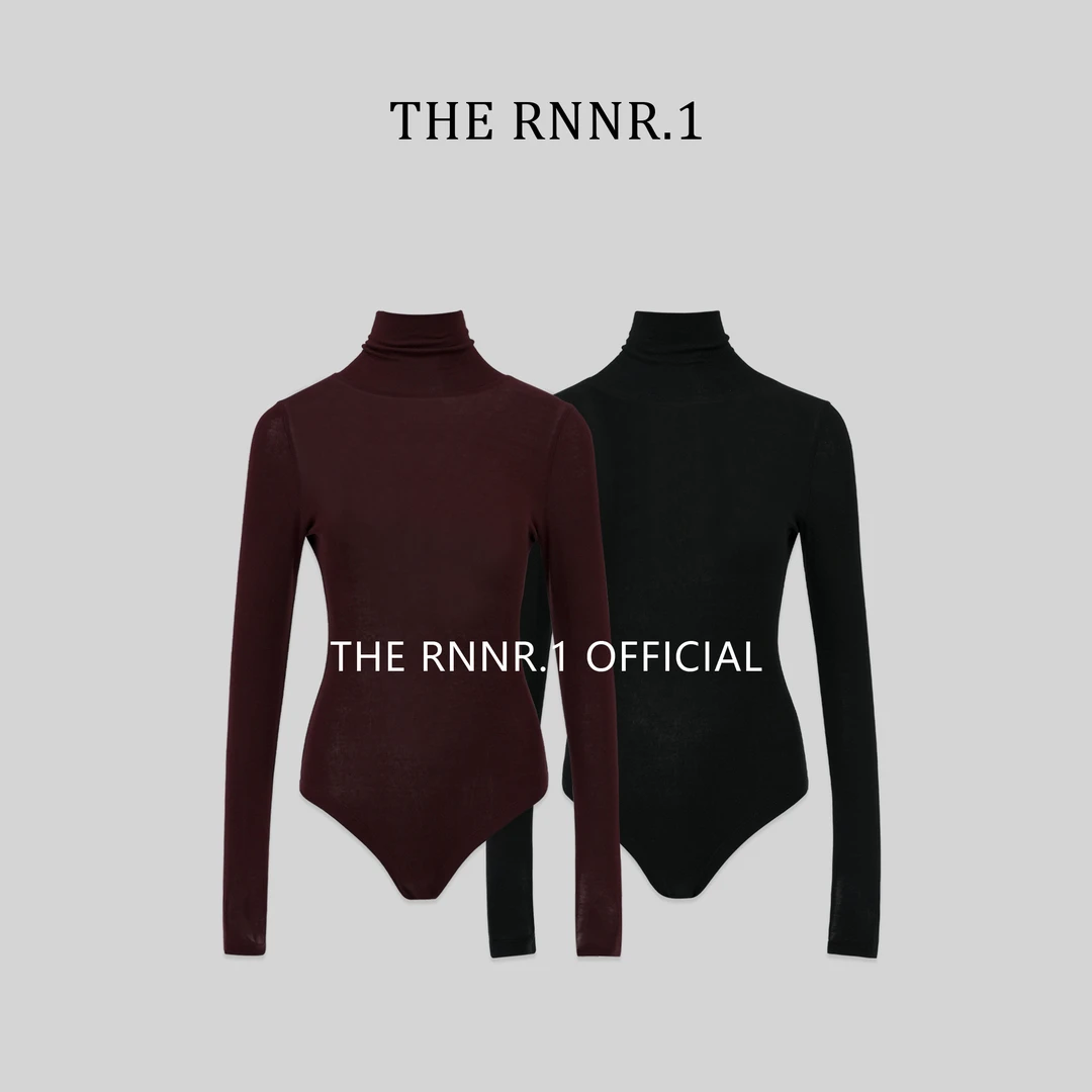 THE RNNR.1必入! 天丝羊绒 挖背 半高领连体衣