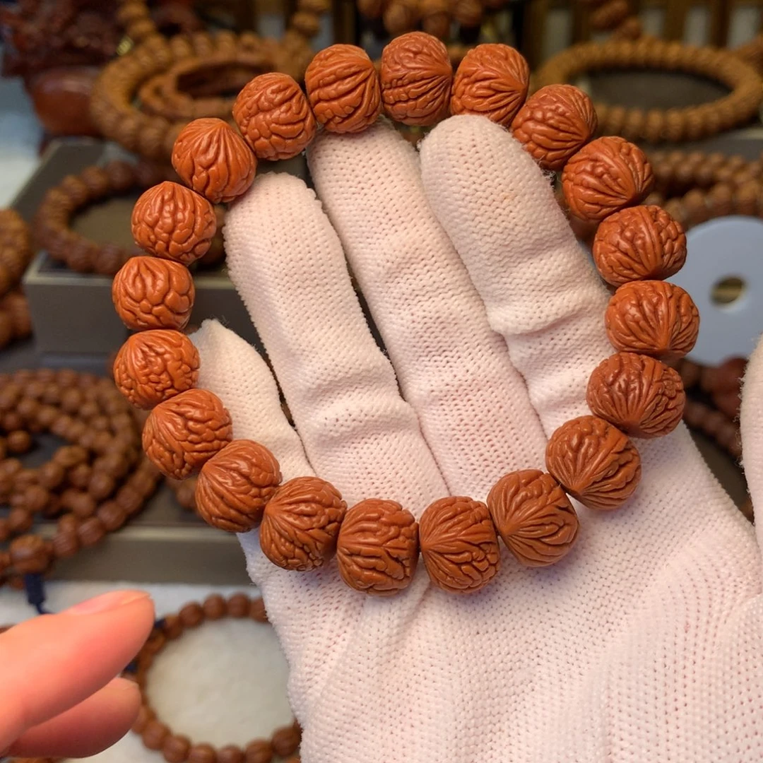 手串桃核秦岭龙纹
