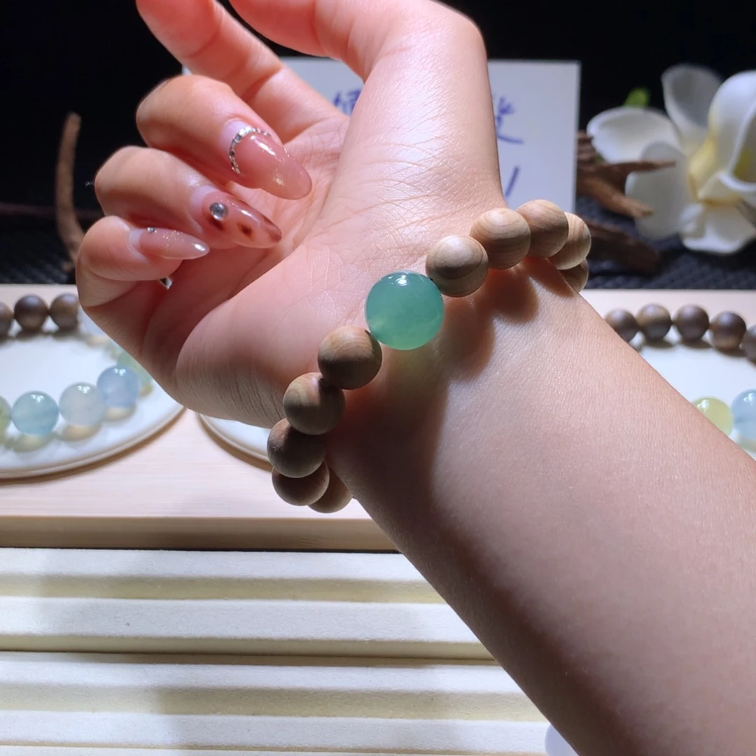 散珠翡翠满色绿珠
