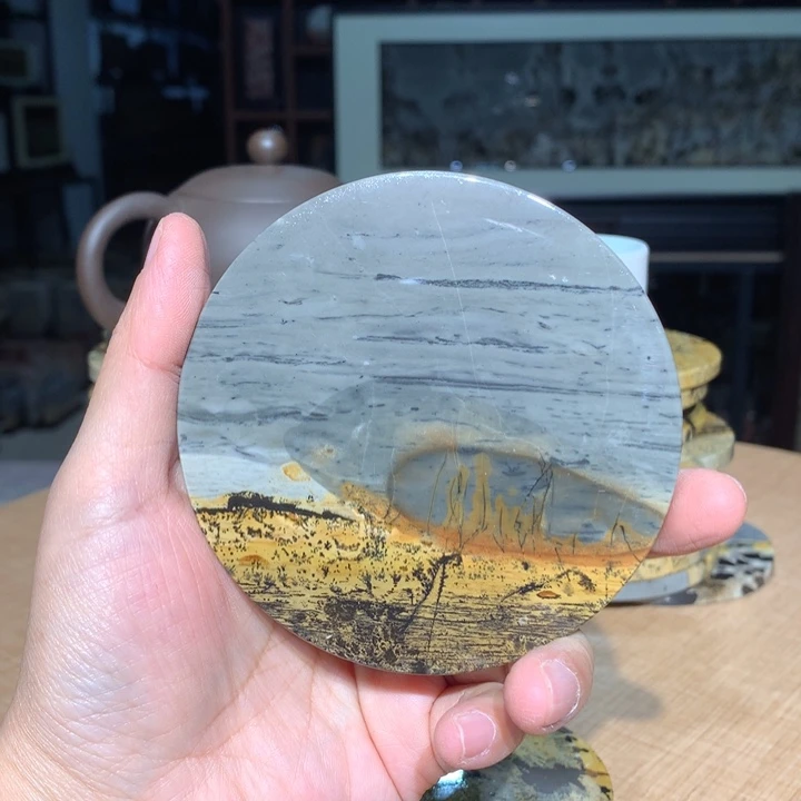 广西国画石摆件，观赏收藏