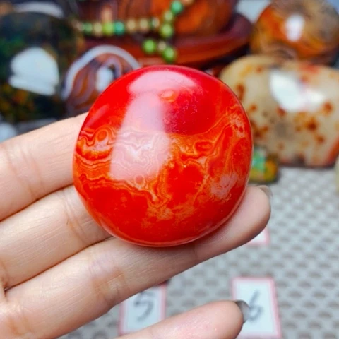 未镶嵌玛瑙/玉髓珠宝奇石梦**初打孔不退不换