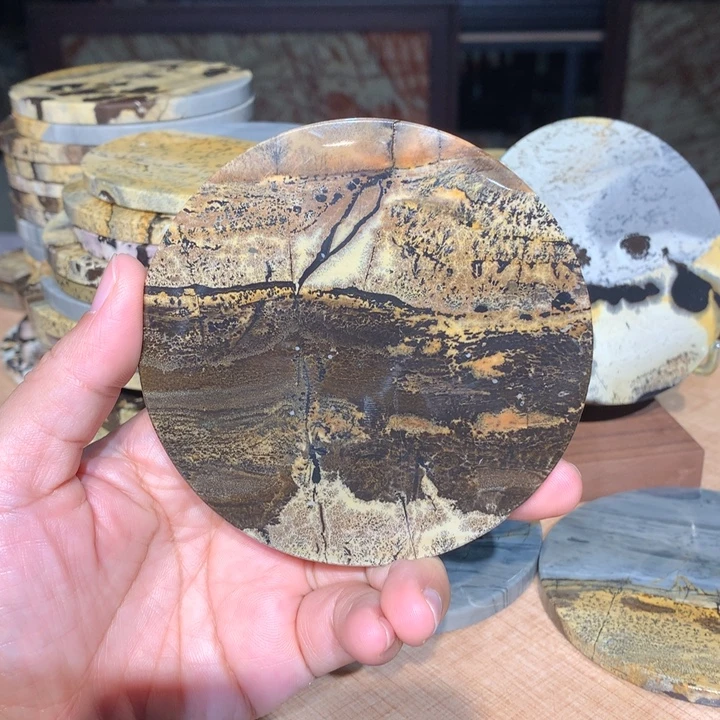 。广西国画石摆件，收藏观赏