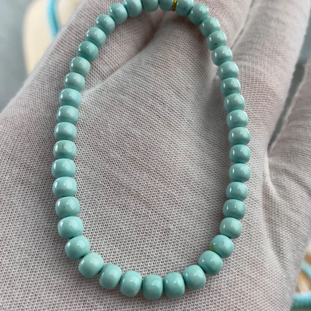 绿松石手链未镶嵌精品单圈卡5