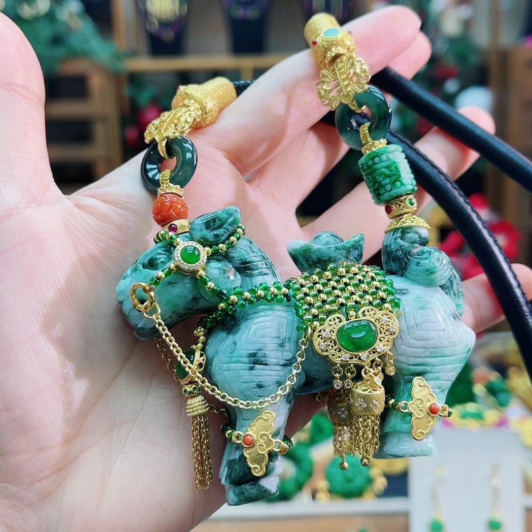 颈饰合金翡翠48小时鉴赏期1