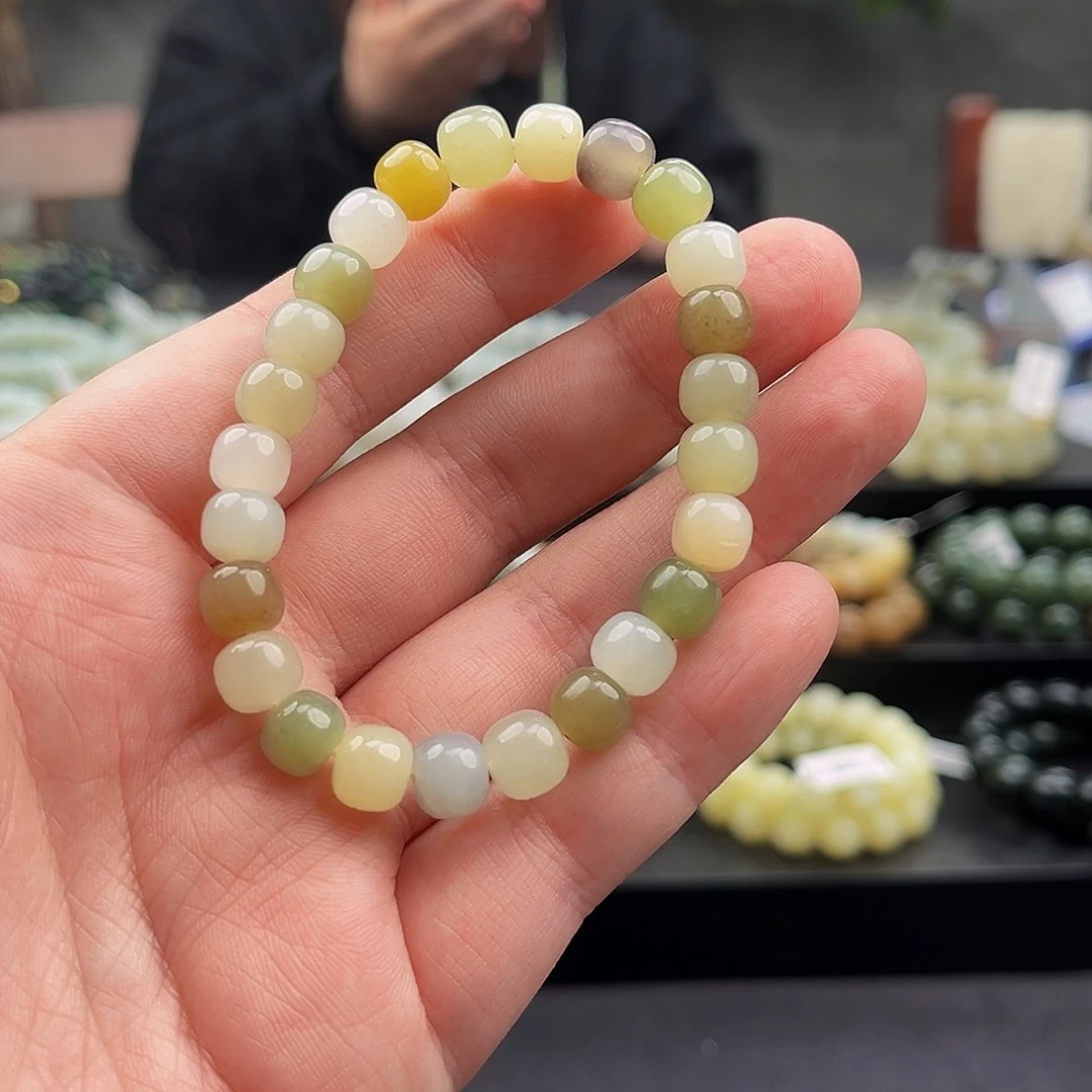 和田玉手串未镶嵌