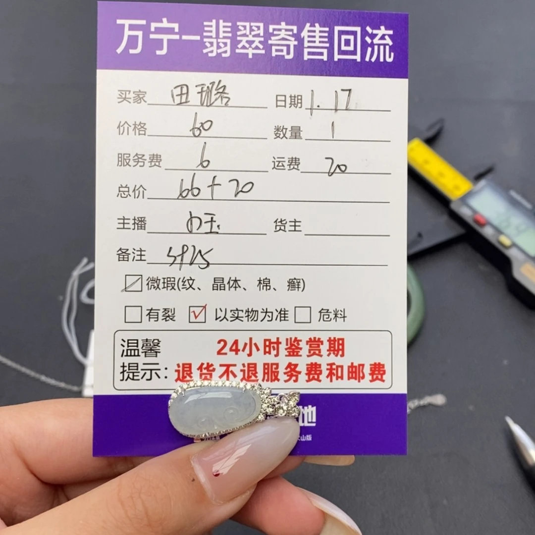 【闪购商品】翡翠颈饰银S925镶嵌田****¹