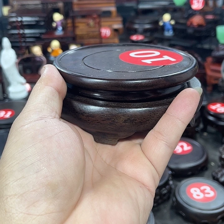 手工艺品琉璃红木底座工艺品