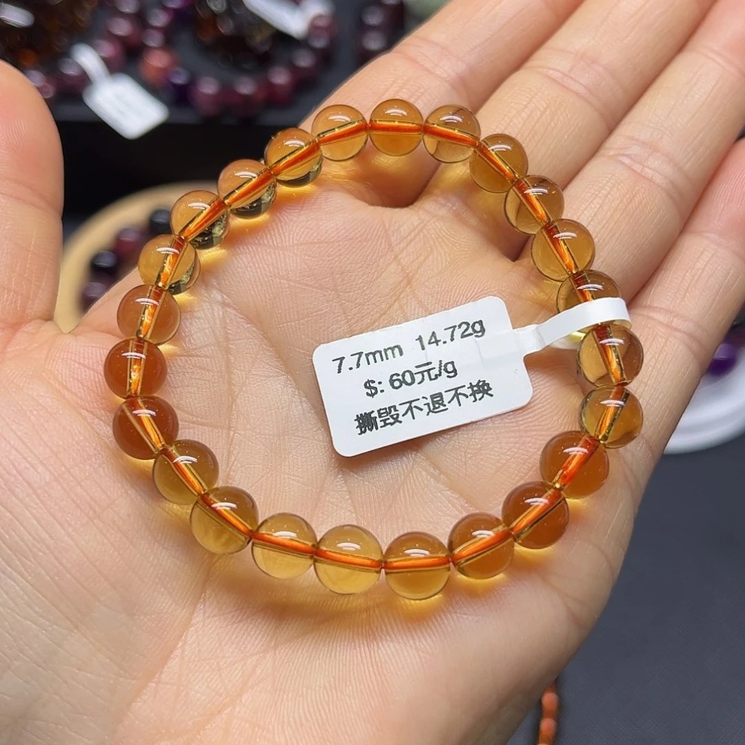 水晶手链未镶嵌天然水晶