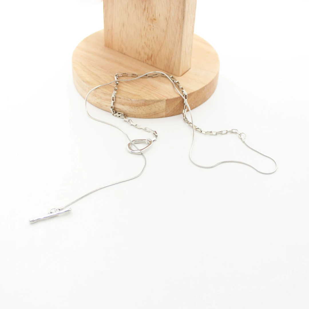 合金项链 原创设计款OT扣项链【哎呦家18597】