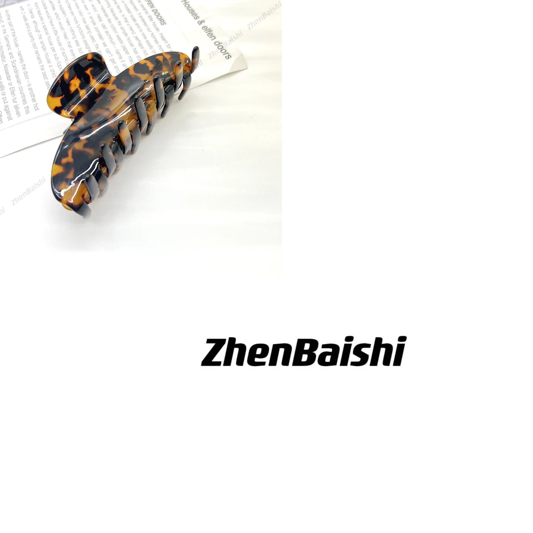 法式气质百搭醋酸盘发抓夹头饰高端发夹【哎呦家19088】