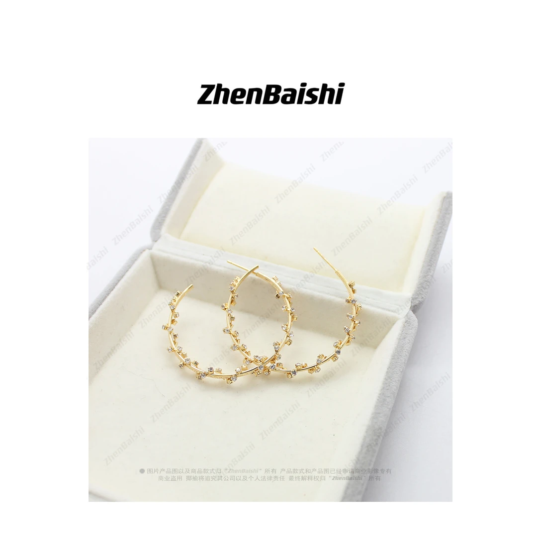 合金耳饰 高级感时尚大方气质耳环【19724】