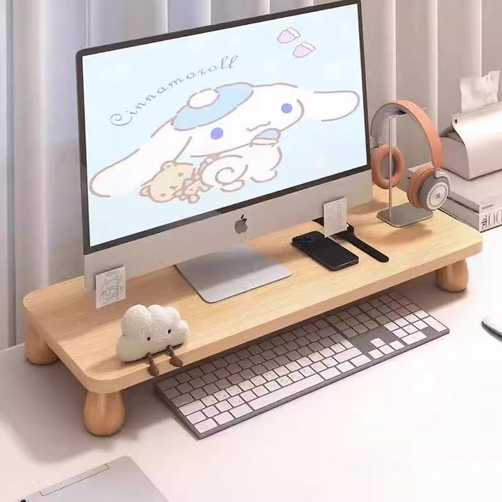 台式电脑增高架显示支架办公桌面置物架笔记本支撑架工位收纳架子