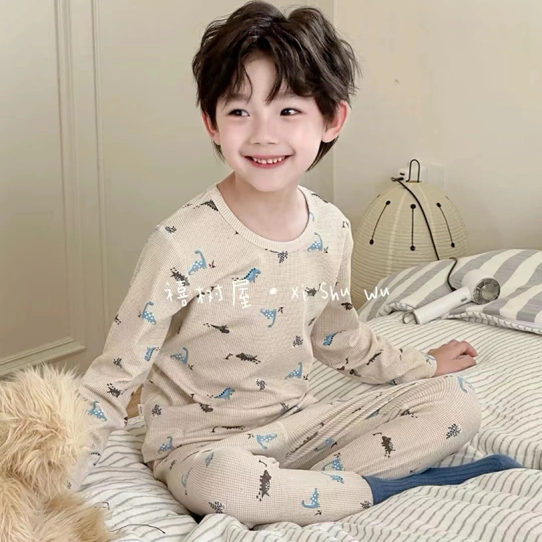 【预售】秋冬季新款保暖儿童家居服A63