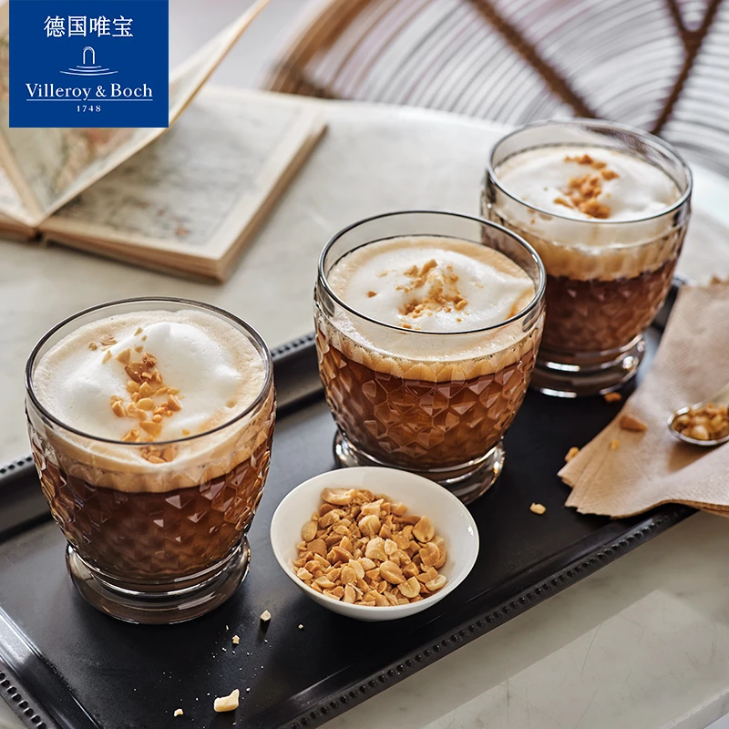 villeroyboch德国唯宝水杯欧式水晶玻璃杯轻奢宽厚平底 波士顿