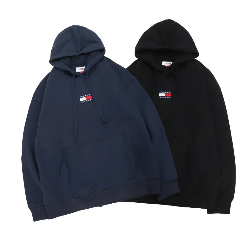 Tommy jeans/汤米 大码180-300斤男胖子秋冬季连帽加绒卫衣229K10