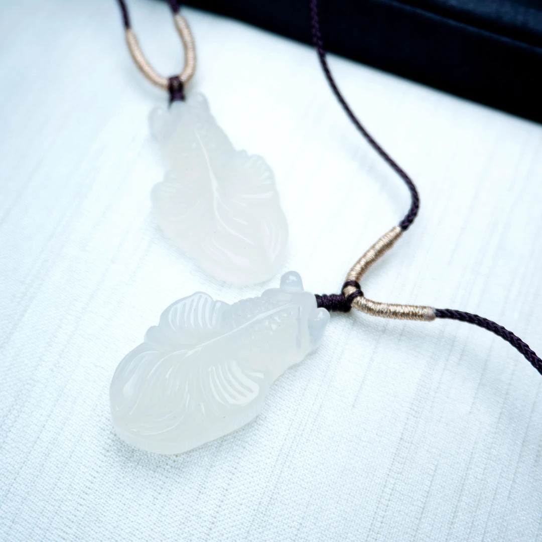 直播间专属链接天然玉髓小锦鲤吊坠（多样性发货拍一发一）