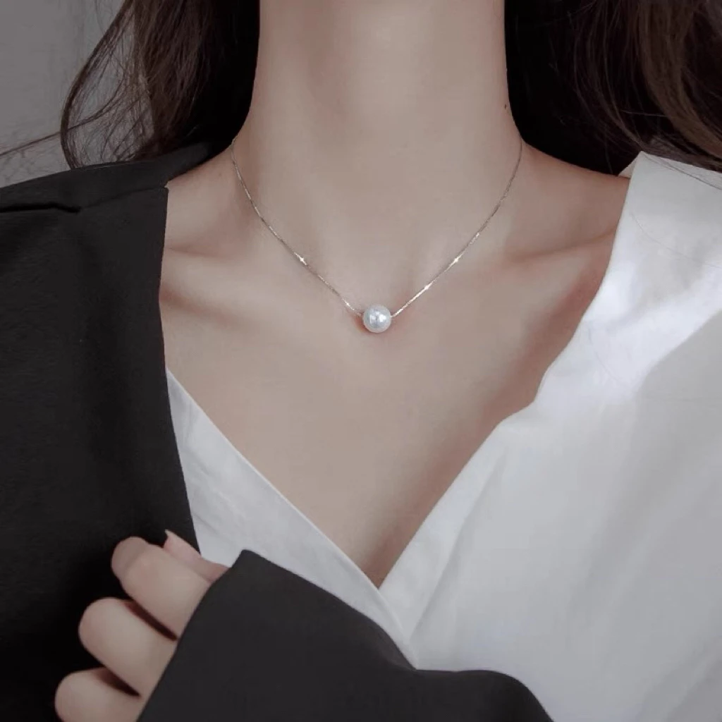 合金项链 3063莎莎婚嫁饰品项链锁骨链简约气质百搭高级感潮颈链