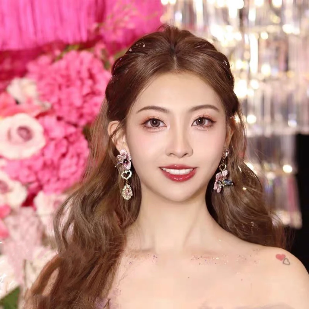 合金耳饰 2213新娘耳饰时尚百搭甜美夸张优雅新中式晨袍旗袍礼服
