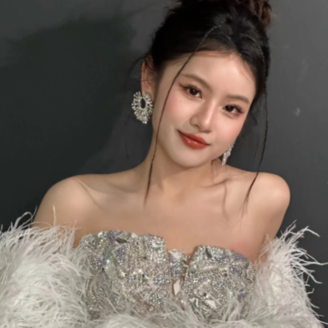 合金耳饰 2422欧美夸张设计花朵耳环时尚气质耳钉新娘耳饰高级感