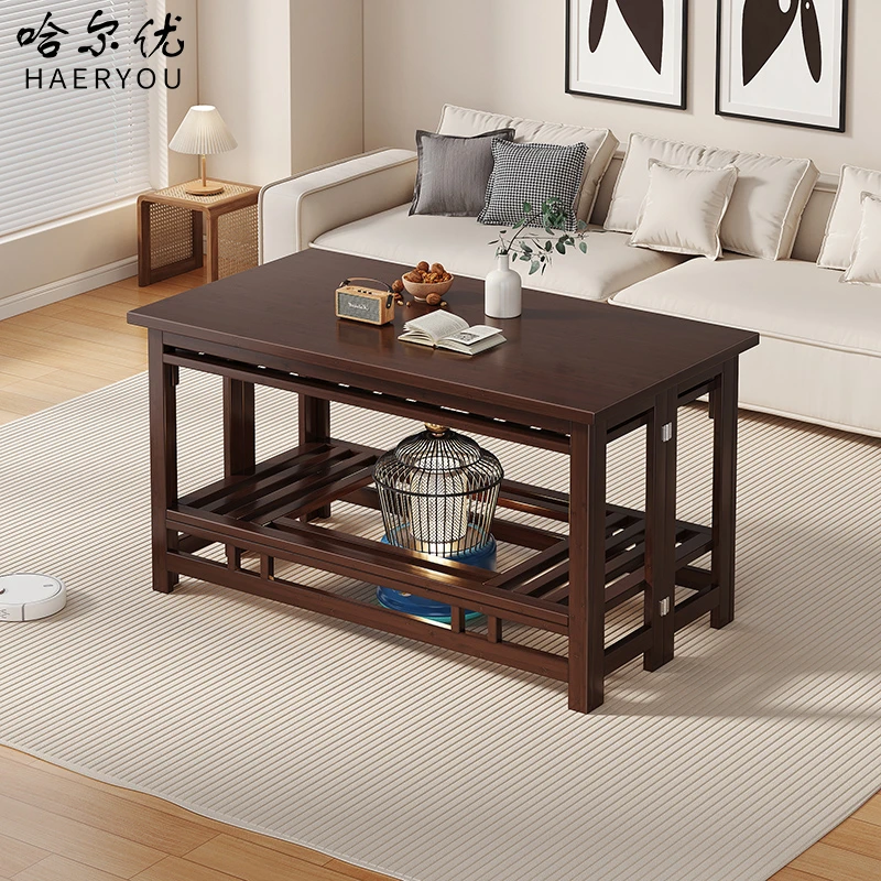 哈尔优烤火桌子家用冬季取暖桌客厅可折叠多功能茶几网红款烤火架