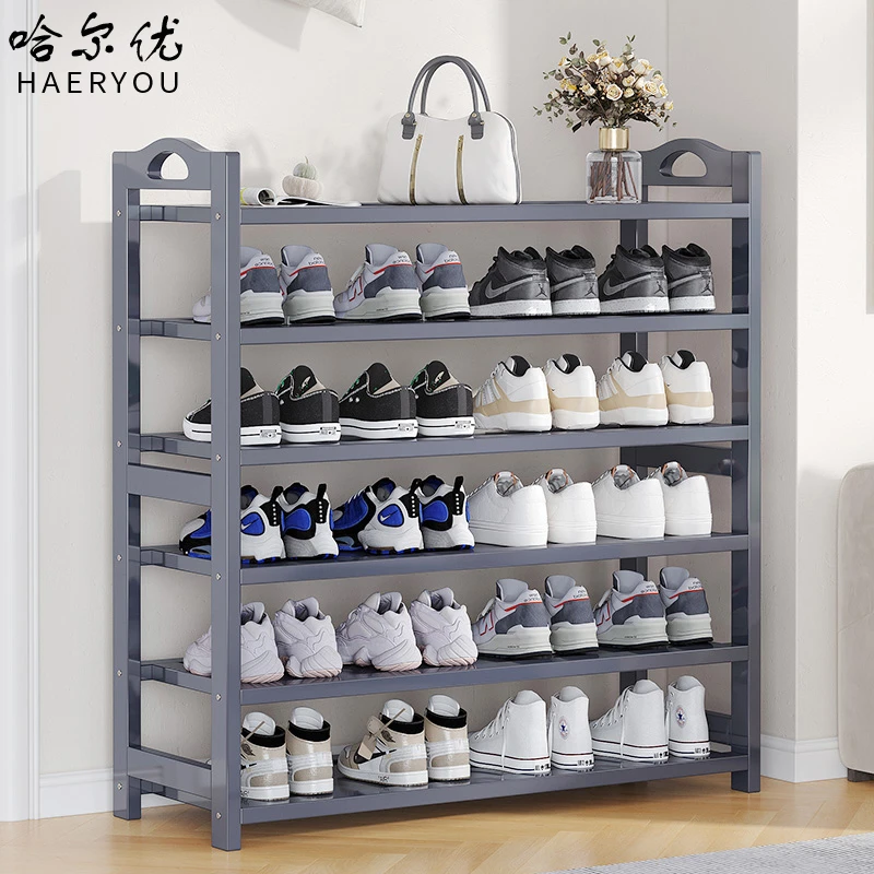 哈尔优鞋柜简易多层家用大容量出租房专用网红款小窄门口收纳鞋架
