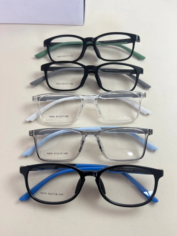 青少年硅胶插针镜腿镜架