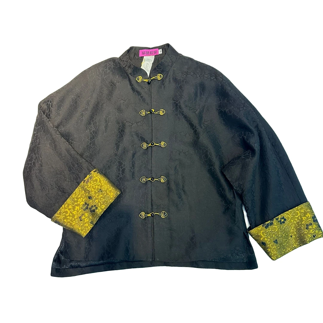 华族经典【辛墨染】新中式对开襟上衣女